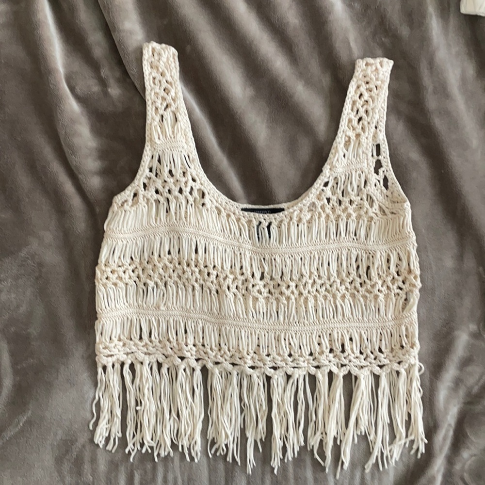 🐚Forever 21 Crochet Tank🐚